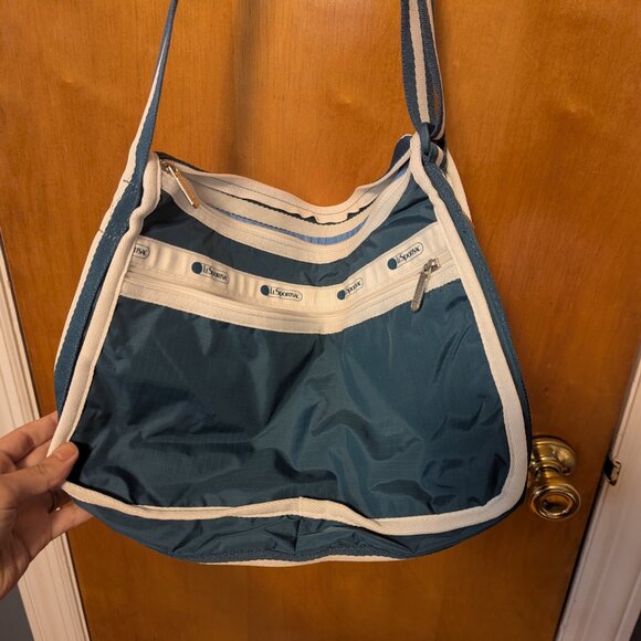 LeSportsac:  Deluxe Everyday Bag in Teal - Picture 2 of 5